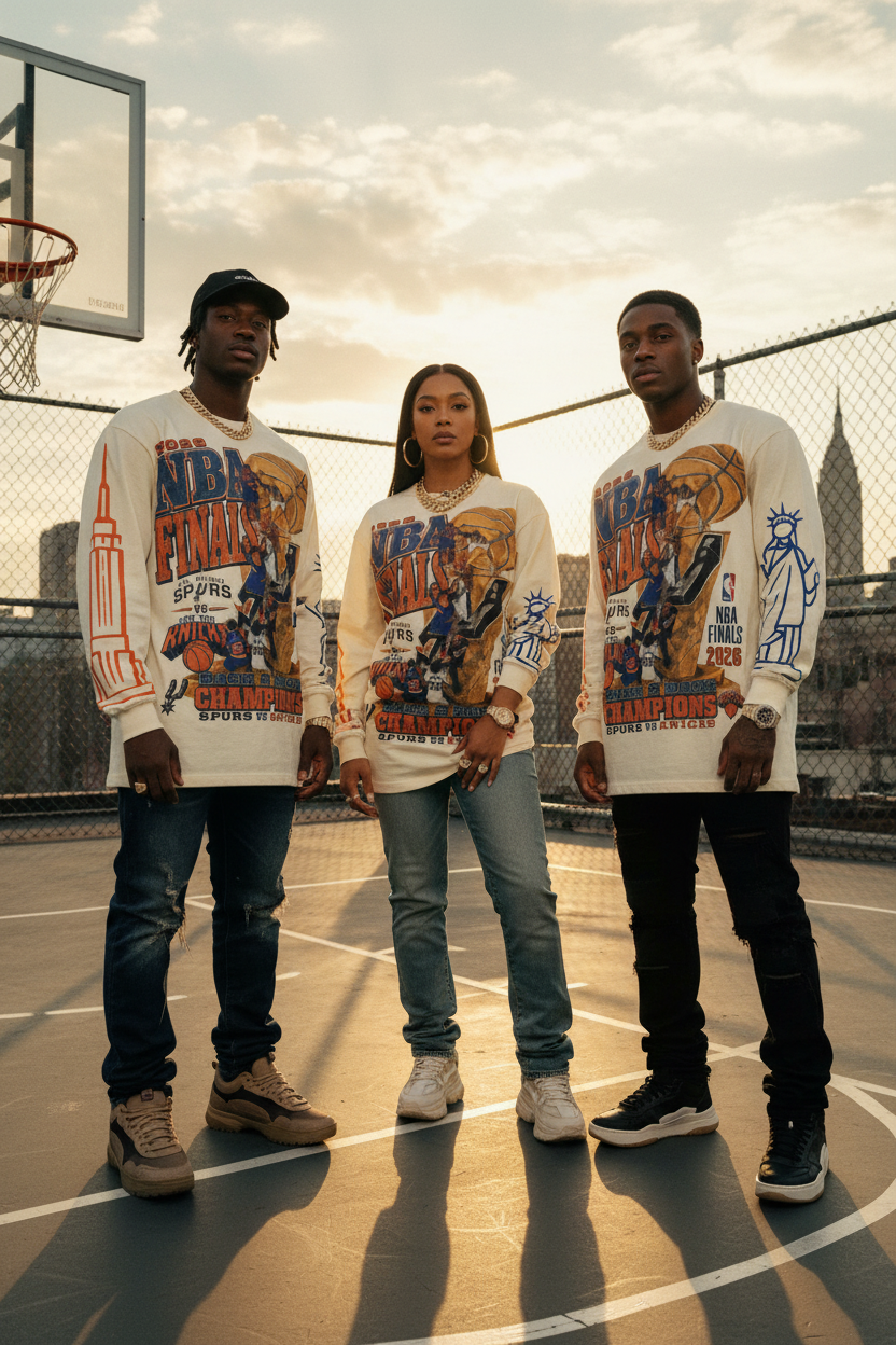 2026 NBA FINALS X ELINE Long Sleeve Shirt