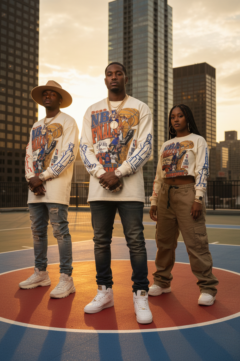 2026 NBA FINALS X ELINE Long Sleeve Shirt
