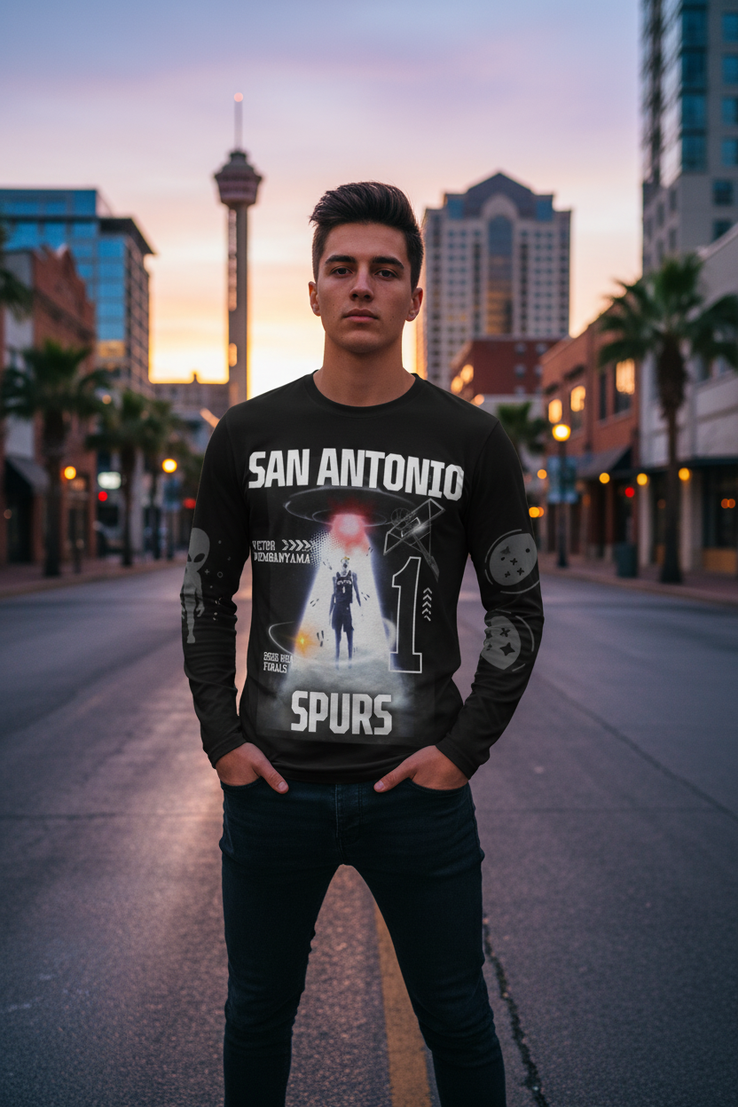 Spurs Alien X ELINE Long Sleeve Shirt