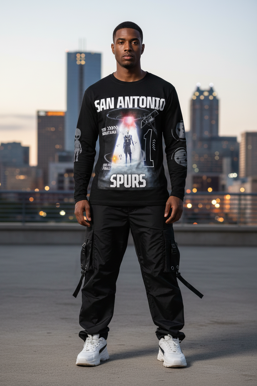 Spurs Alien X ELINE Long Sleeve Shirt
