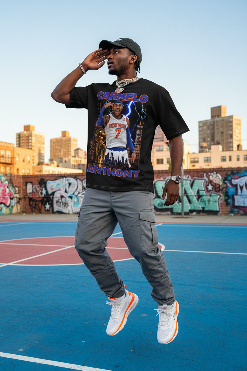 Melo X ELINE Oversized cotton t-shirt
